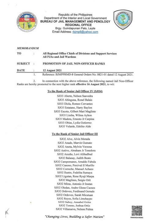 dsc meaning in bjmp|Use of the Term Jail Officer Ranks and Jail Non.